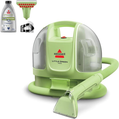 BISSELL Little Green Mini Portable Deep Cleaner — Handheld Carpet, Upholstery & Car Seat Spot Cleaner with OXY Formula