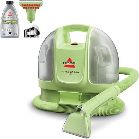 BISSELL Little Green Mini Portable Deep Cleaner — Handheld Carpet, Upholstery & Car Seat Spot Cleaner with OXY Formula