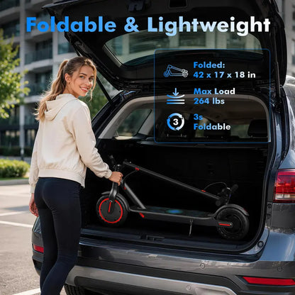 AOPO Electric Scooter — 350W Motor | 19MPH Max Speed | 12–15 Mile Range | App-Controlled | Foldable